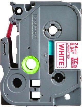 Brother TZe 252 - Laminiertes Klebeband - Rot auf Weiß - Rolle (2,4 cm x 8 m) - 1 Rolle(n) - für P-Touch PT-1400, 1600,