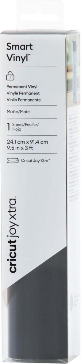 Thumbnail - Cricut Vinylfolie permanent 24.1 cm x 91.4 cm schwarz matt