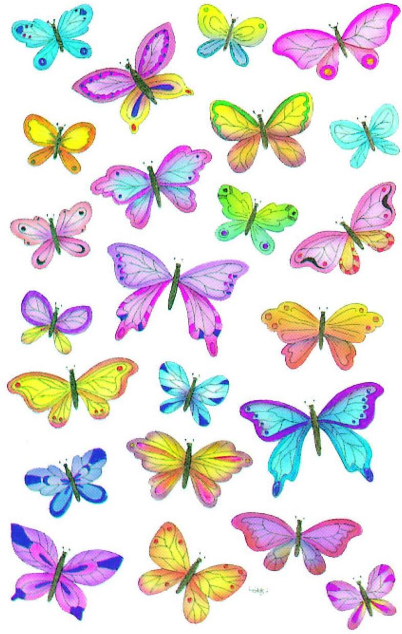 Thumbnail - AVERY Zweckform Aufkleber Schmetterlinge