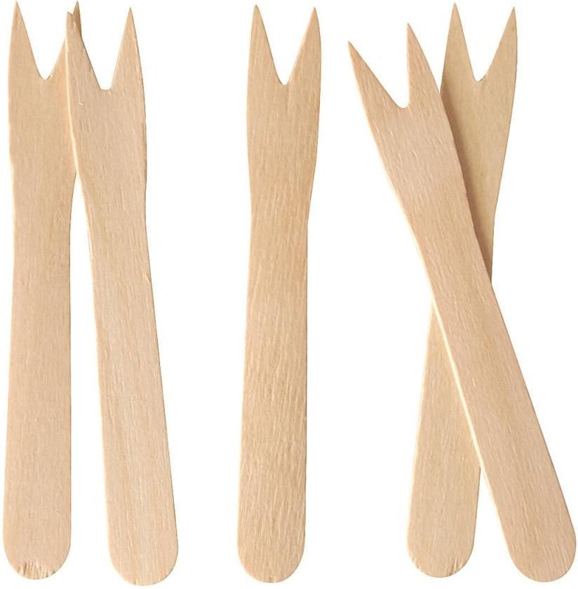 Thumbnail - PAPSTAR Pommesgabel pure braun