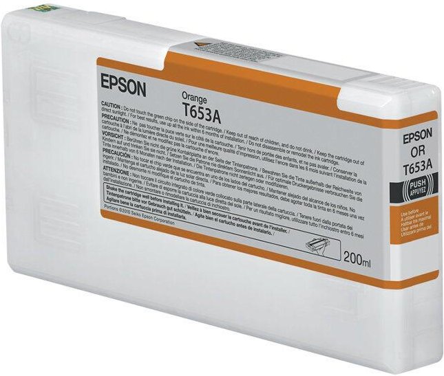 Epson Original UltraChrome Druckerpatrone orange 200ml (C13T653A00)