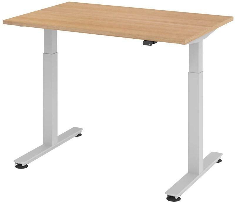 Thumbnail - HAMMERBACHER elektrisch höhenverstellbarer Schreibtisch VXMST12/E/S eiche