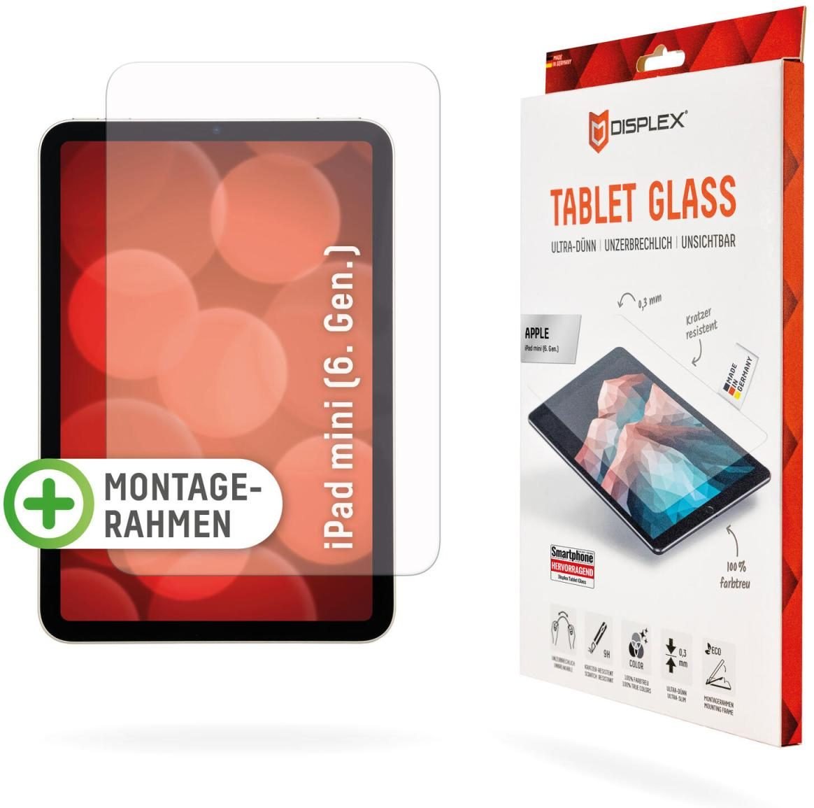 DISPLEX Tablet Panzerglas für Apple iPad mini 8,3" (6 Gen.)