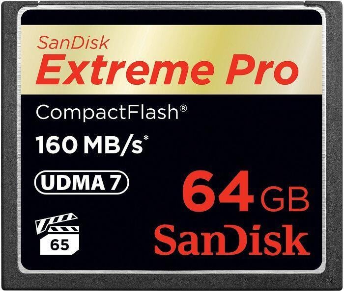SanDisk Extreme PRO CompactFlash Speicherkarte 64GB