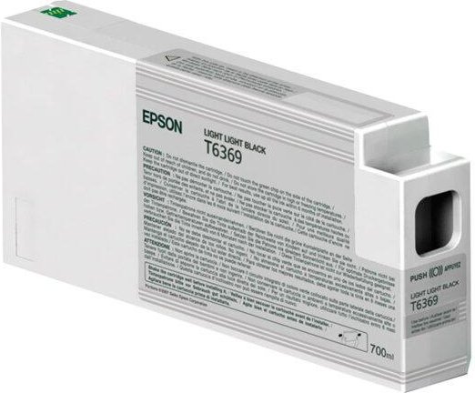 Epson Original UltraChrome HDR Druckerpatrone schwarz hell 700ml (C13T636900)