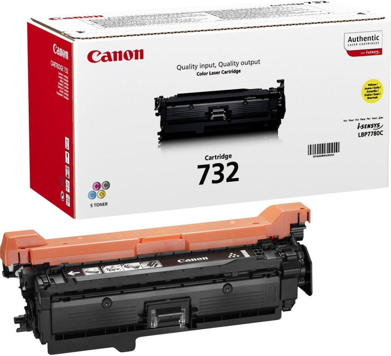Canon Original Toner 732Y gelb 6.400 Seiten (6260B002)