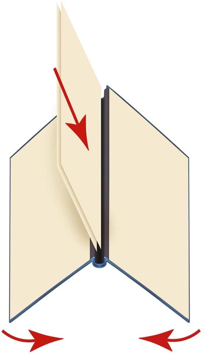 VELOFLEX Klemmhefter Velocolor DIN A4 blau