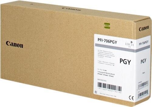 Canon Original PFI-706PGY Druckerpatrone - grau 700ml
