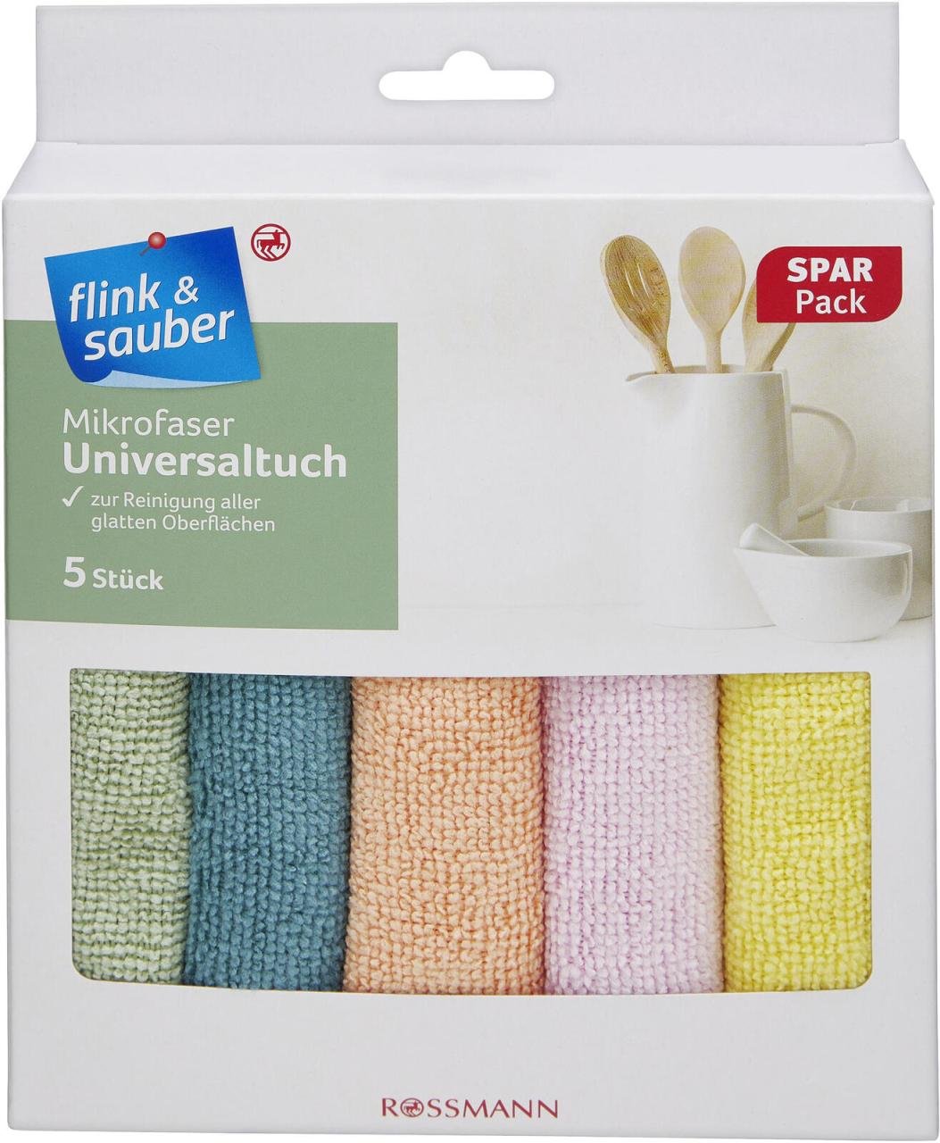 Thumbnail - flink & sauber Mikrofasertücher 32 cm x 32 cm