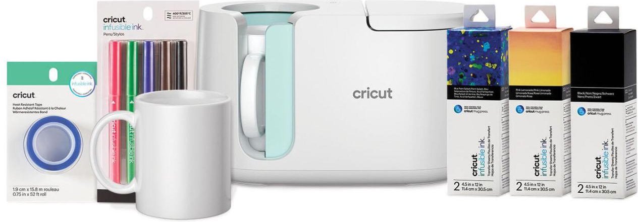 cricut™ Mug Press Starter Bundle Tassenpressen-Set für Infusible Ink kompatible Tassen