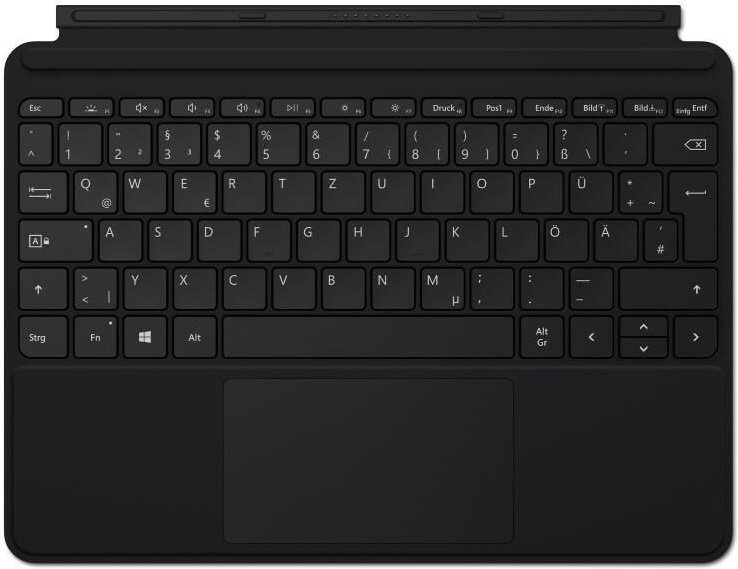 Microsoft Surface Go Type Cover Tastatur mit Trackpad Schwarz