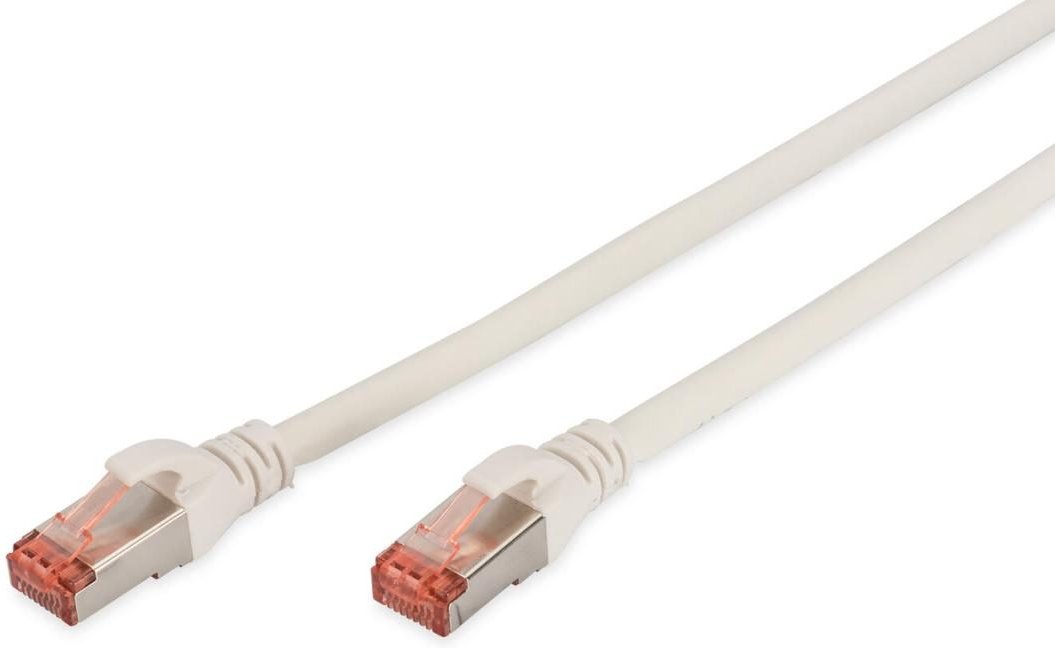 DIGITUS Patch-Kabel RJ-45 (M) zu RJ-45 (M) 3m Kupfer S/FTP Cat 6 weiß (DK-1644-030/WH)