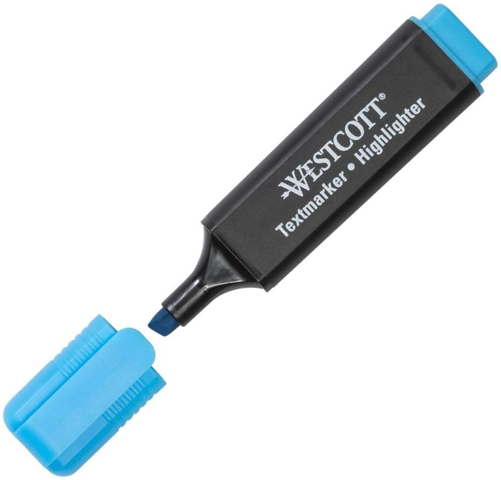 WESTCOTT Textmarker Blau