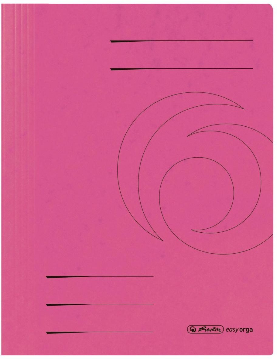 herlitz Schnellhefter DIN A4 Karton pink
