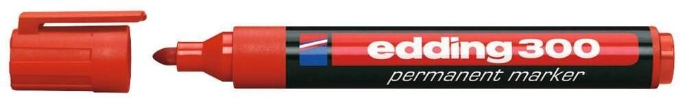 Thumbnail - edding 300 Permanentmarker 1,5 - 3,0mm - 10 Stück (rot)