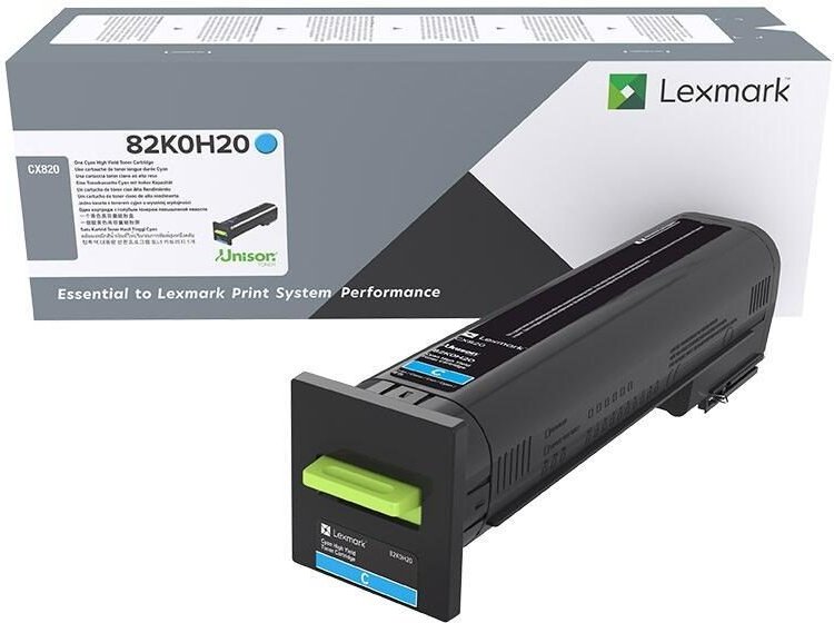 Lexmark Original Toner Standard Variante - CX820 cyan 17.000 Seiten (82K0H20)