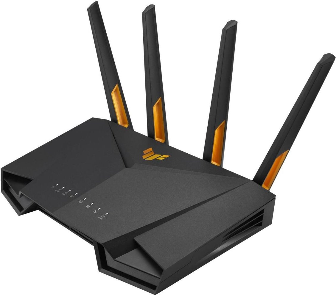 ASUS TUF Gaming AX4200 Dual Band WiFi 6 Gaming kombinierbarer Router (Tethering als 4G und 5G Router-Ersatz, WiFi 6, bis