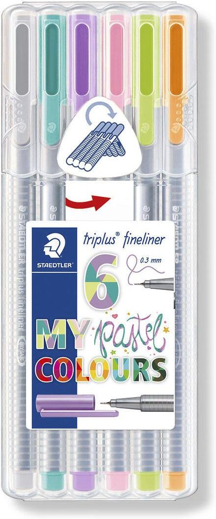 STAEDTLER Triplus Fineliner 0.3 mm Mehrfarbig
