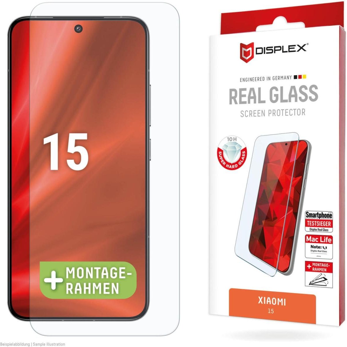 DISPLEX Schutzglas für Xiaomi 15