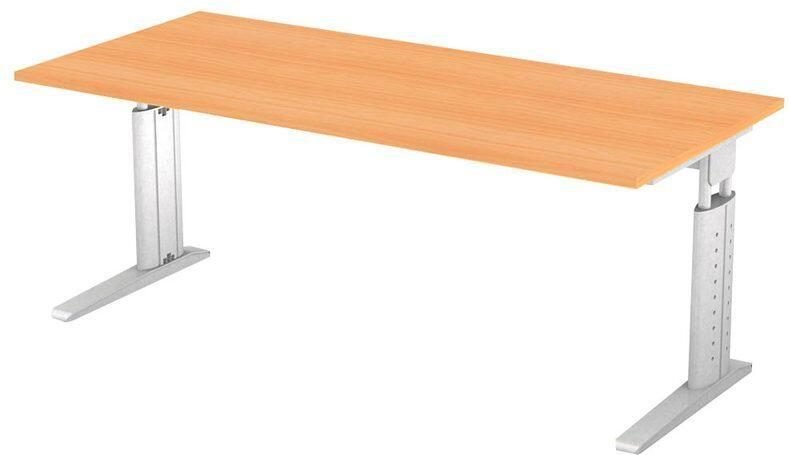 HAMMERBACHER höhenverstellbarer Schreibtisch VUS19/6/S buche