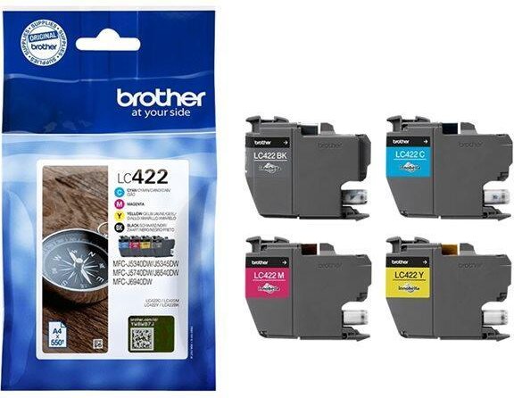 Brother LC-422 Druckerpatronen - 4er Multipack (LC422VAL)