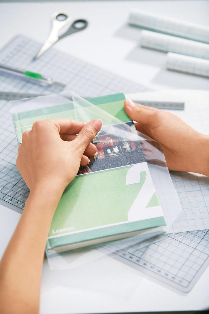 Thumbnail - HERMA Bucheinbandfolie selbstklebend 40 cm x 10 m transparent