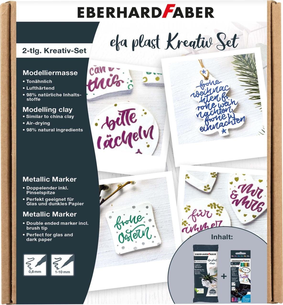 EBERHARD FABER Modelliermasse Plast Kreativ Set