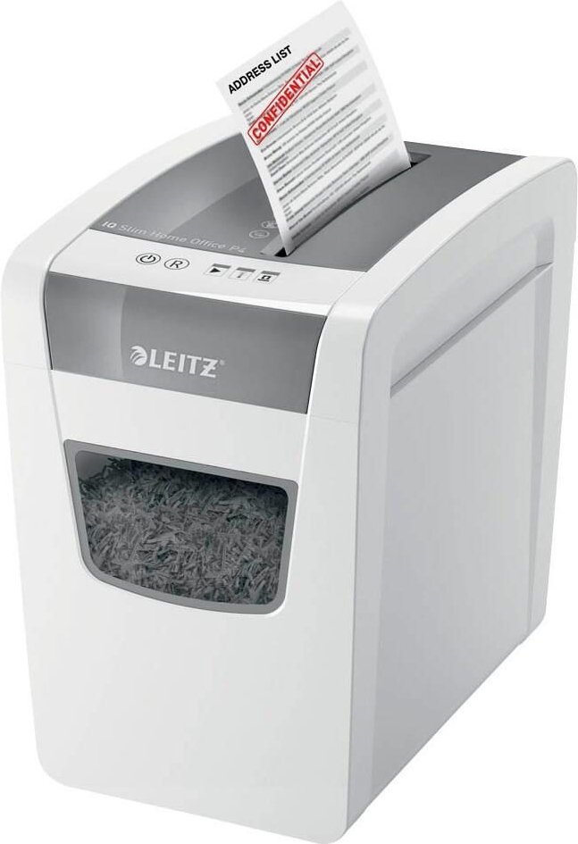 Thumbnail - LEITZ IQ Slim Home Office Aktenvernichter P-4 10 Blatt weiß