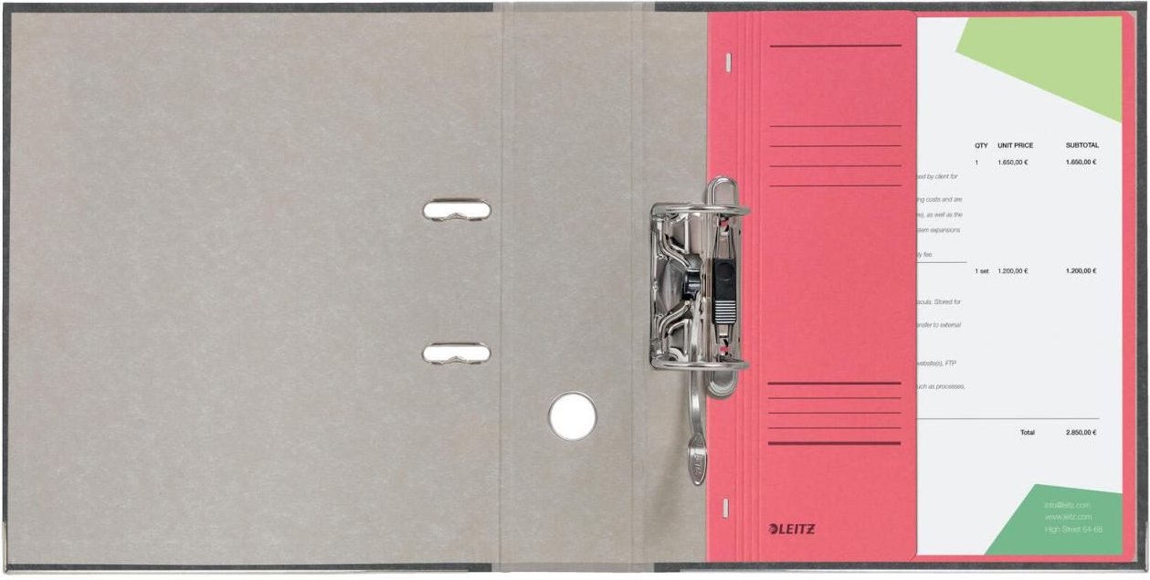 LEITZ Ösenhefter - rot