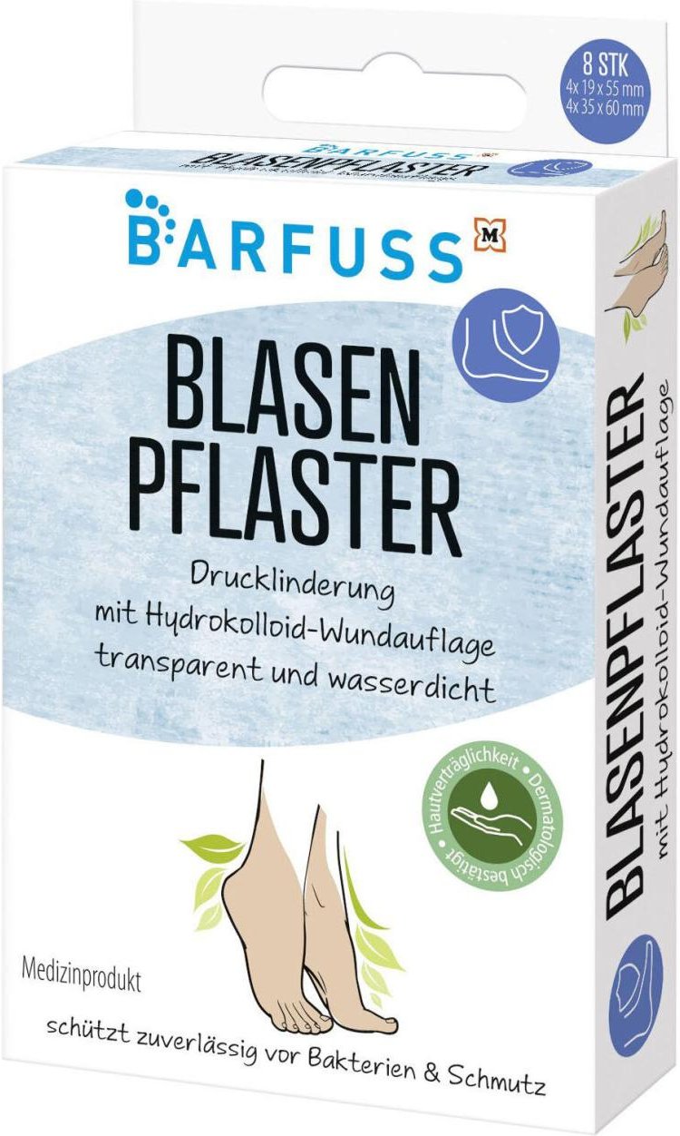 BARFUSS Blasenpflaster transparent