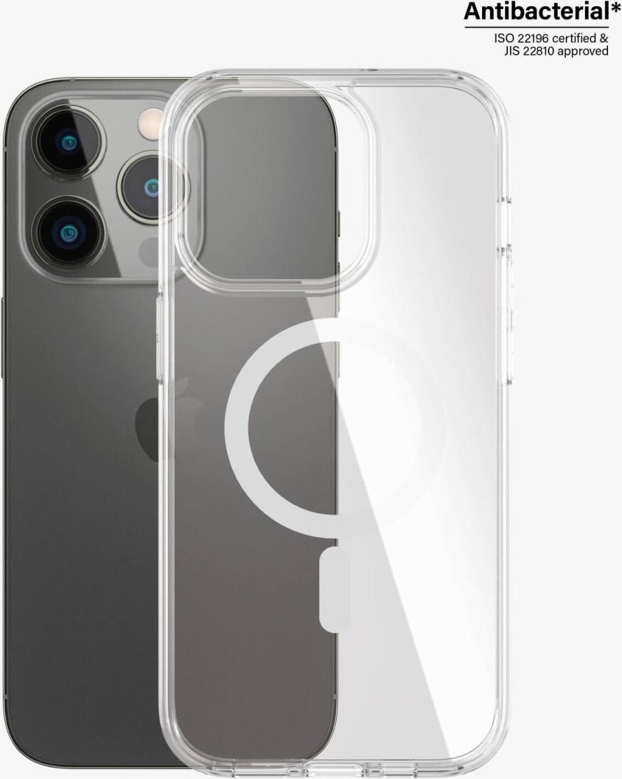 PanzerGlass Hard Case mit MagSafe für iPhone 14 Pro, transparent