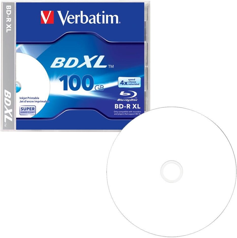 Verbatim BD-R XL 100 GB Jewel Case
