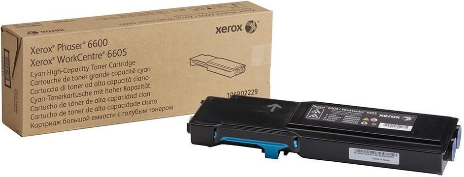 Thumbnail - Xerox Original Toner cyan 6.000 Seiten für Phaser 6600 und WorkCentre 6605 (106R02229)