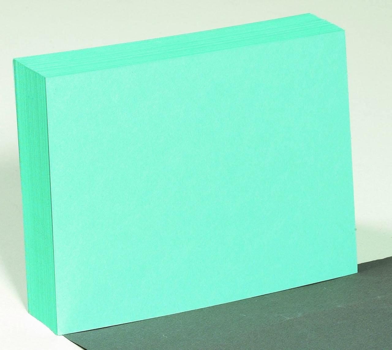 Karteikarten DIN A6 blanko blau