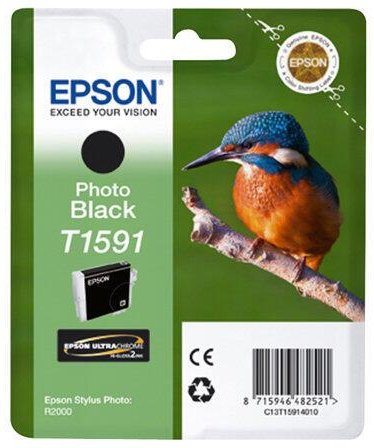 Epson Original T1591 Druckerpatrone photo schwarz 17ml (C13T15914010)