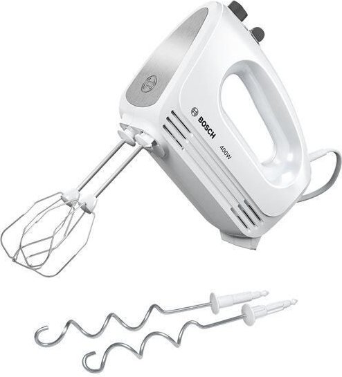 Bosch CleverMixx MFQ24200 - Handmixer, Weiß/ Silber