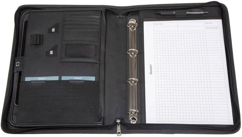 Thumbnail - Alassio Ringbuchmappe Olbia für DIN A4 anthrazit