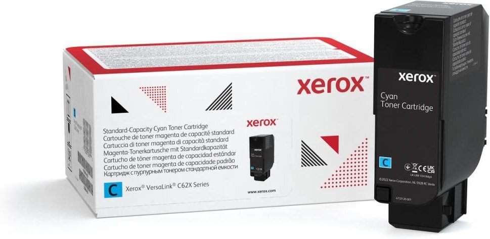 Xerox Original C625 Toner - cyan 6.000 Seiten (006R04617)