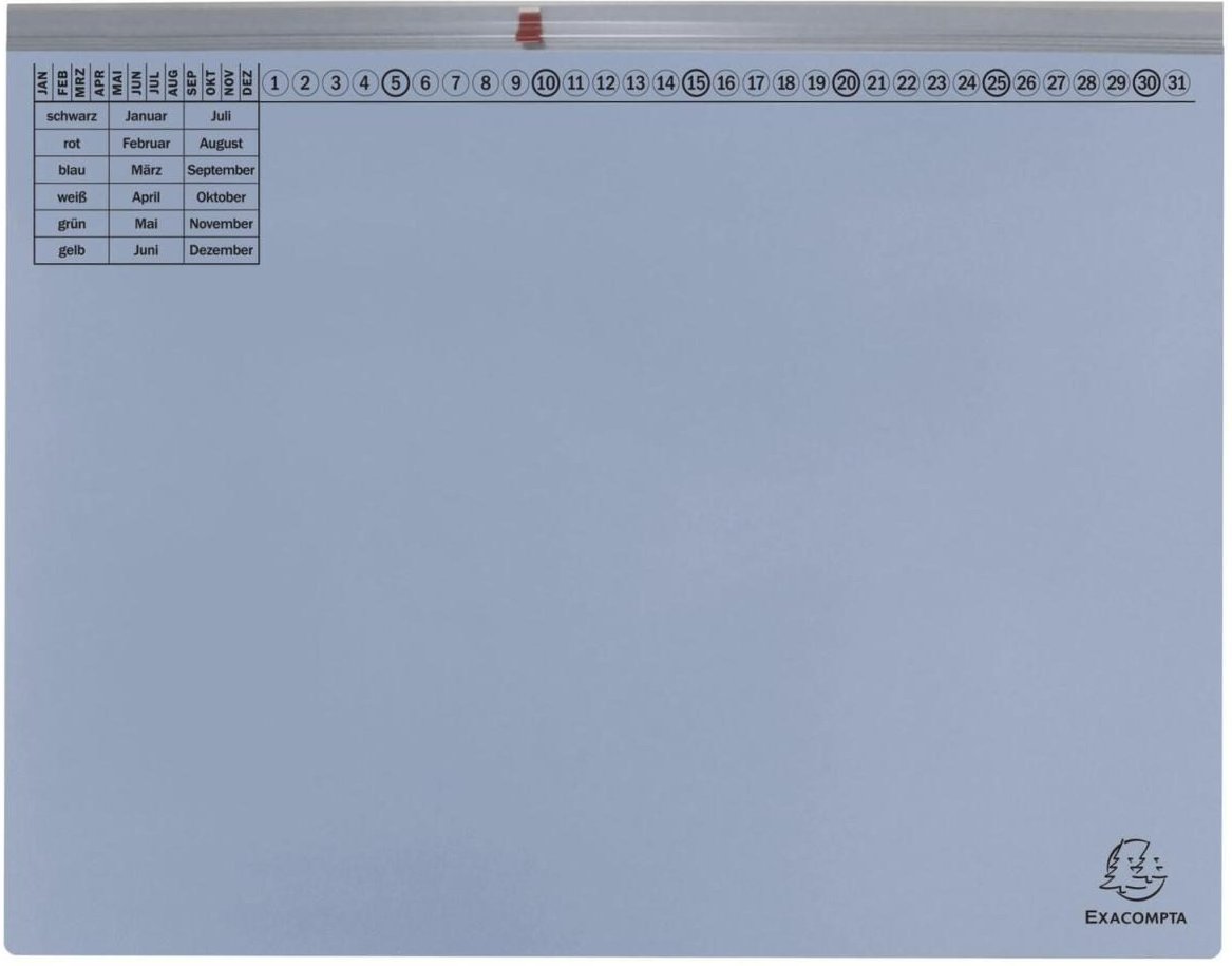Exacompta Exaflex Premium Hängehefter Amtsheftung DIN A4 hellblau