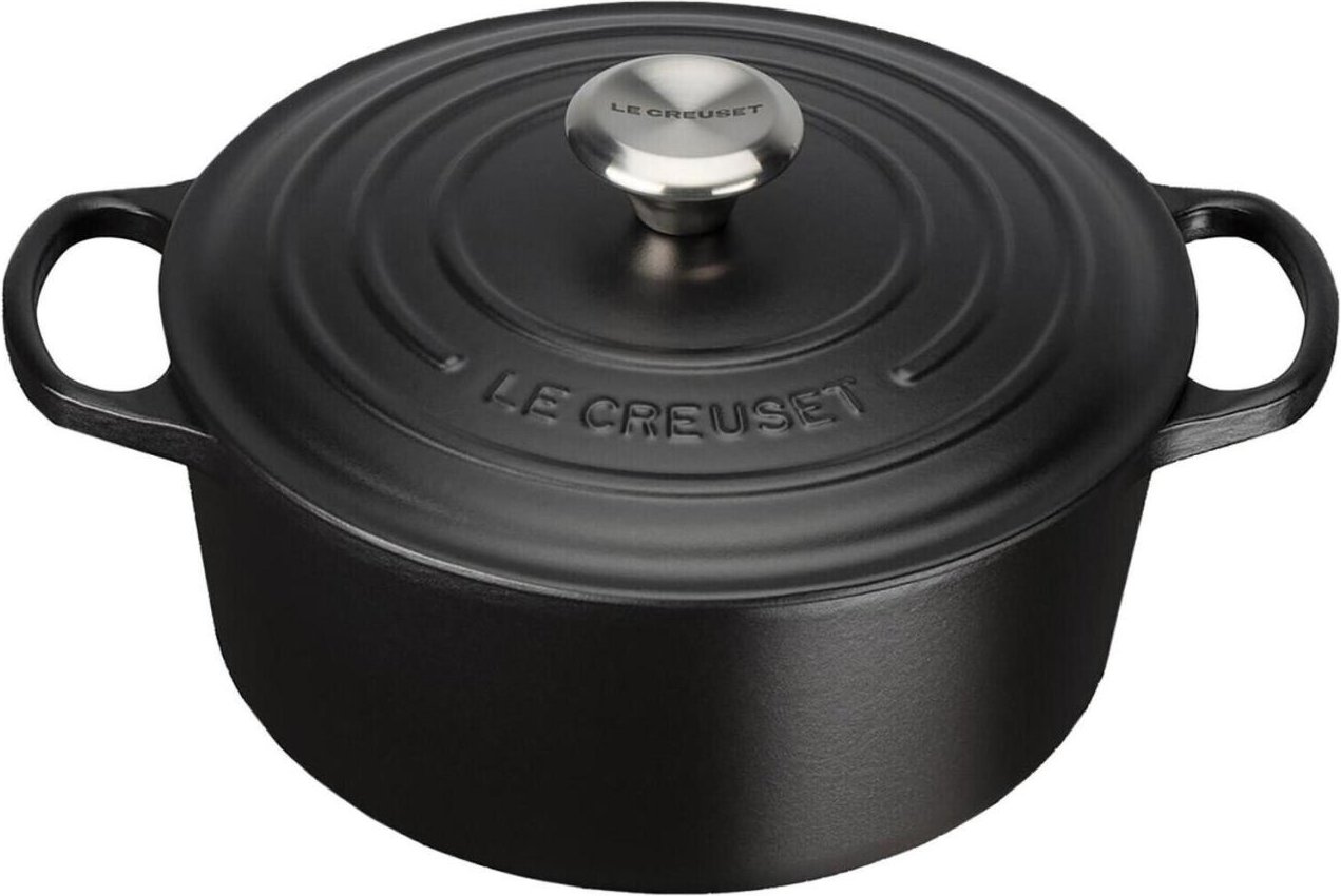 Le Creuset Bräter 24cm, mattschwarz