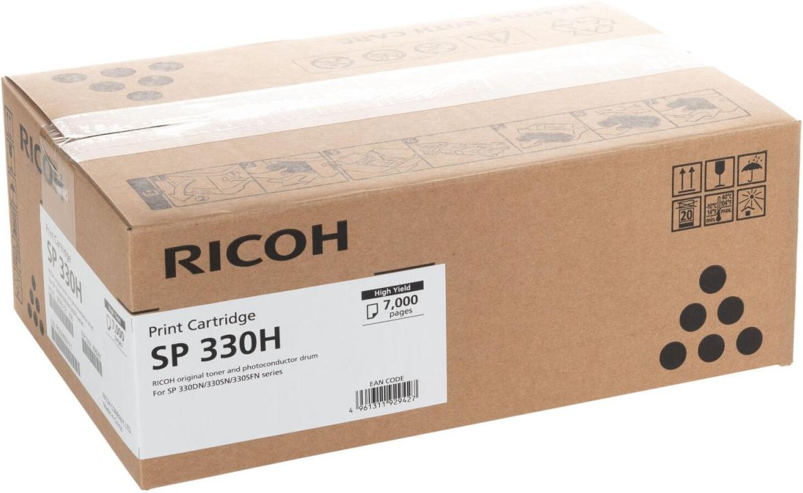 Ricoh SP 330H Tonerpatrone schwarz bis zu 7.000 Seiten (408281) für SP 330DN, SP 330SFN, SP 330SN