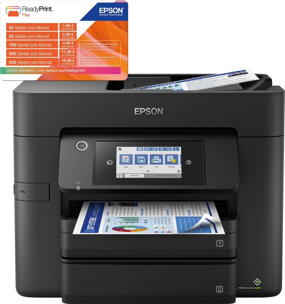 Epson WorkForce Pro WF-4830DTWF Tintenstrahl-Multifunktionsgerät