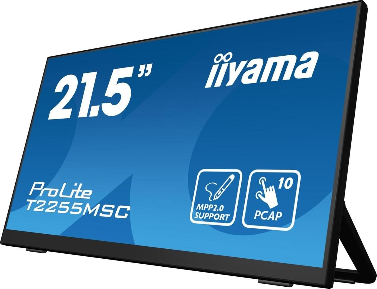 Thumbnail - iiyama ProLite T2255MSC-B1 Touch Monitor 54,5cm (21,5 Zoll)