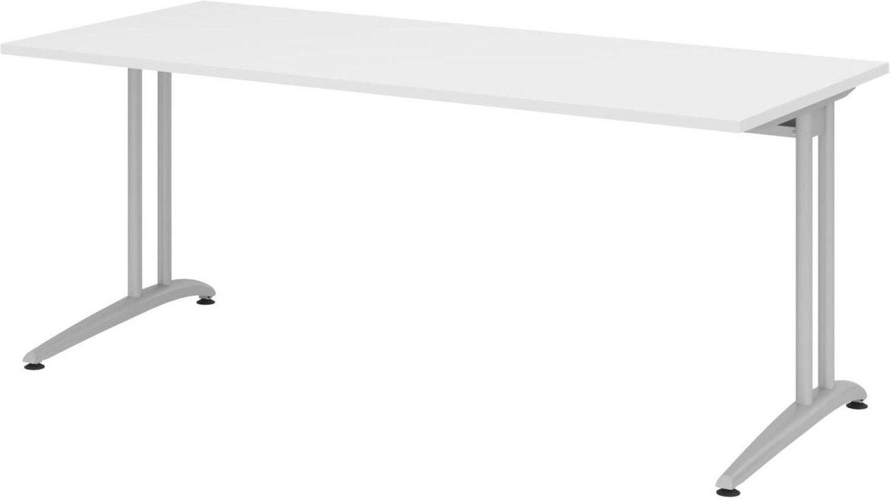 HAMMERBACHER Schreibtisch VBS19/W/S weiß