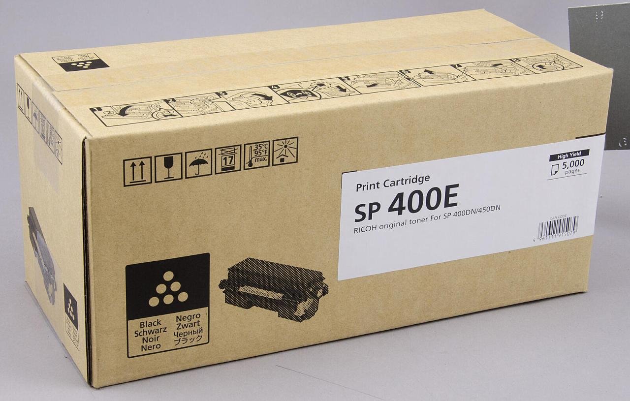 Ricoh Original Type SP 400DN Toner schwarz bis zu 5.000 Seiten (408061) für SP400DN/450DN