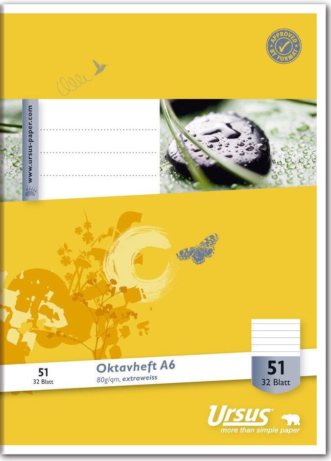 Thumbnail - Ursus Schulhefte liniert DIN A6 32 Blätter