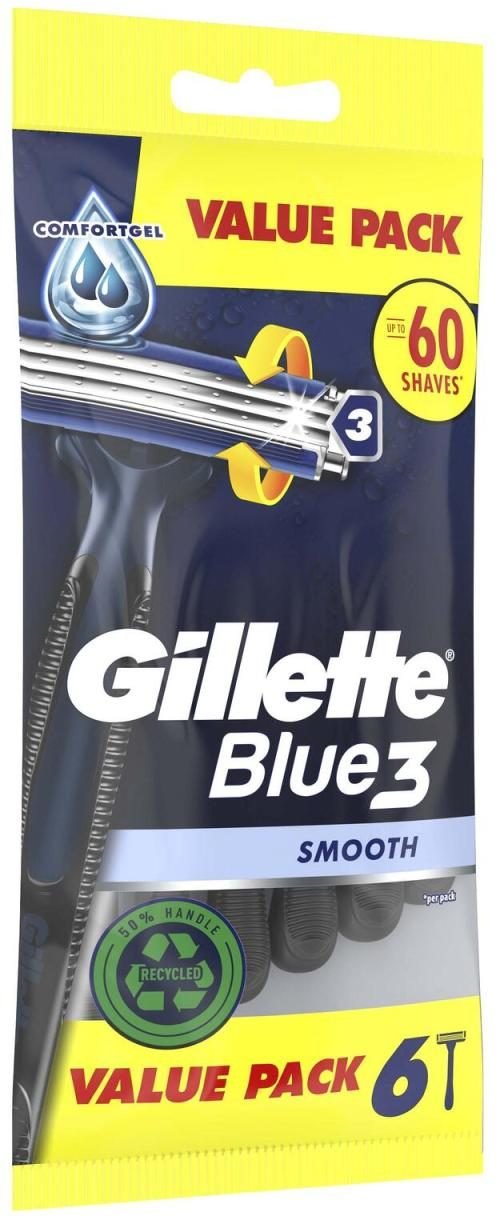 Gillette Blue 3 Smooth Rasierer Herren 6 St.