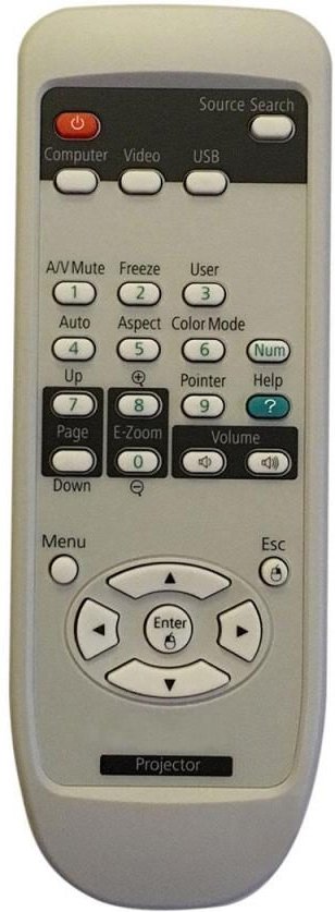 codalux Fernbedienung für EPSON 1515068, 1515069, 151506800, 151506900, V11H312140