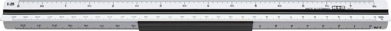 Thumbnail - M + R Dreikantlineal 30 cm