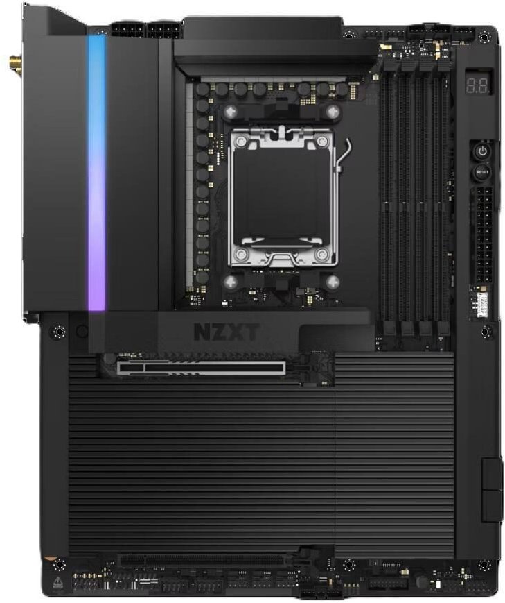 0 NZXT N9 X870E- Motherboard, Schwarz